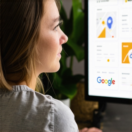 Deep Dive into Google Maps Analytics in Long Beach Business owner reviewing Google Maps performance metrics and local community interactions