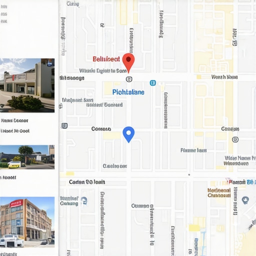 Google Maps Optimization for Long Beach Business Google Maps interface highlighting local business optimization features in Long Beach.