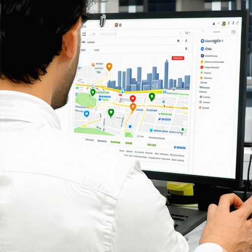 Long Beach Local Business SEO Strategy Business owner reviewing Google Maps optimization data in Long Beach