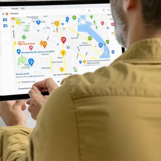 Optimizing Google Maps for Long Beach Business Business owner reviewing Google Maps insights for local SEO