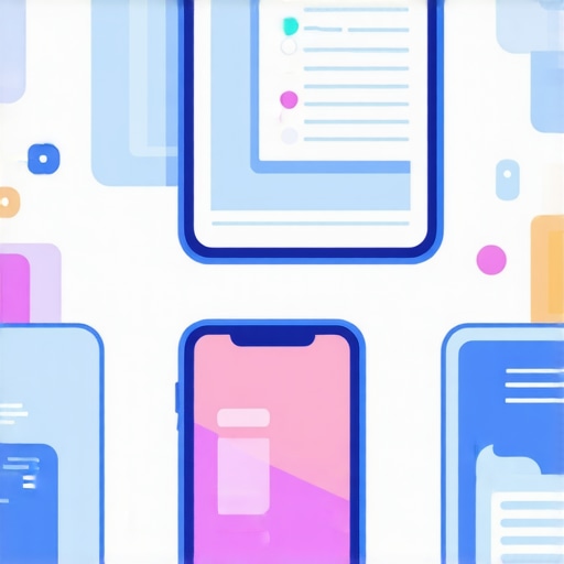 Diagram showing schema markup and mobile responsiveness in local SEO