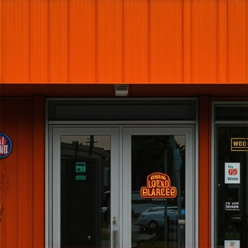 Long Beach storefront optimized for local SEO A vibrant Long Beach storefront with welcoming entrance, illustrating local SEO optimization