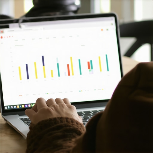 Using SEO Tools for Local Optimization in Long Beach Person analyzing local SEO and citation management tools on a laptop for Long Beach business