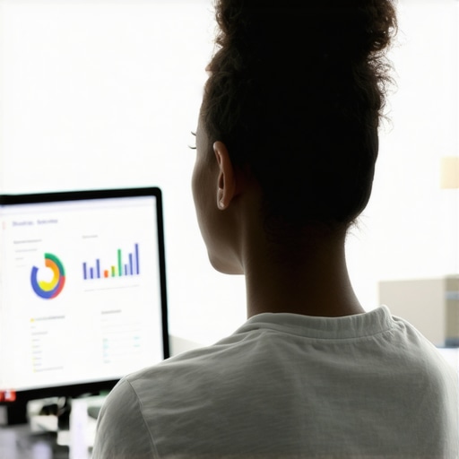 Analyzing Local SEO Data with Advanced Tools Close-up of a dashboard showing local SEO analytics and citation performance.