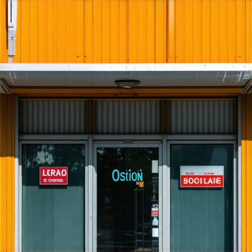 Long Beach Business Storefront Vibrant storefront of a small business in Long Beach with clear signage