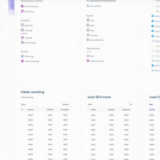 Dashboard view of SEO tools like Moz Local and BrightLocal used for maintaining Google Maps rankings