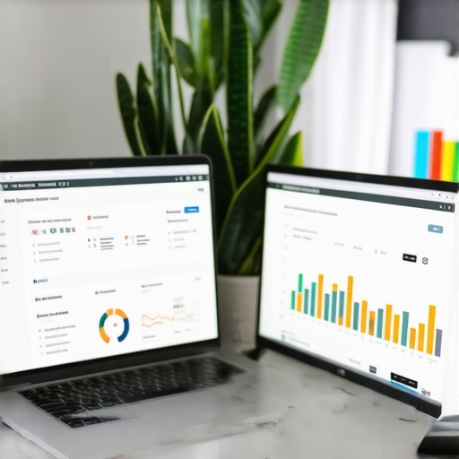 A workspace with SEO software and citation tools for local business optimization.