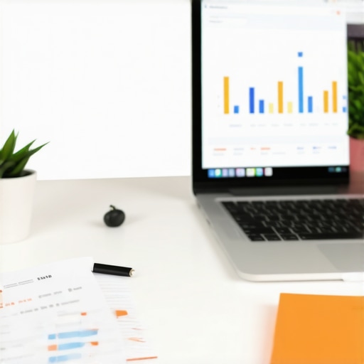 A marketer analyzing SEO data related to Long Beach Google Maps rankings.