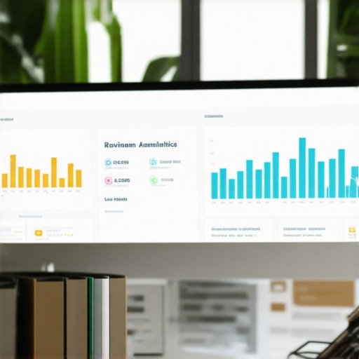 Person analyzing local SEO analytics on a computer screen for Long Beach map optimization.
