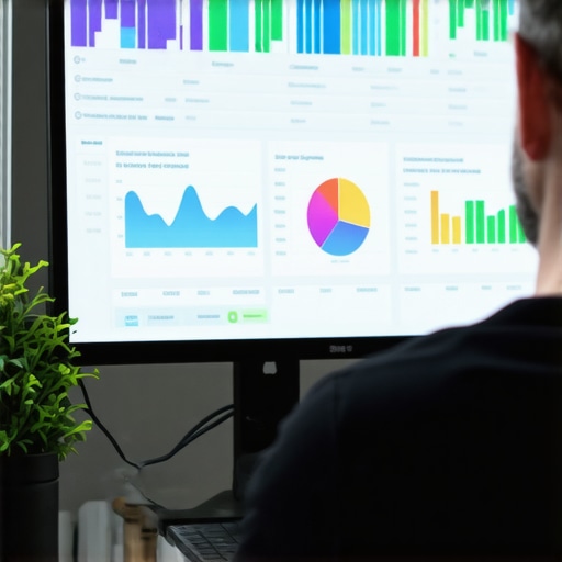 Person analyzing Google Maps rankings and reviews on a computer screen