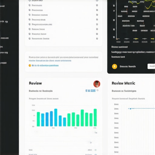 Screenshot of a local SEO analytics dashboard tracking Long Beach business rankings and reviews.